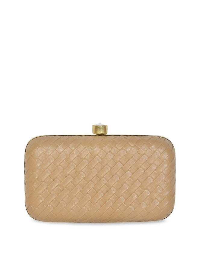 DUCHESS Women Gold Clutch - Image 3